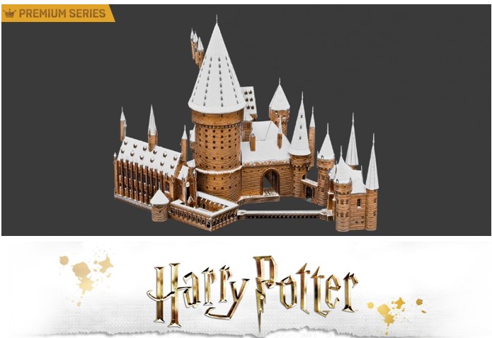 Harry Potter Hogwarts™ in Snow Premium Series Metal Model Kit