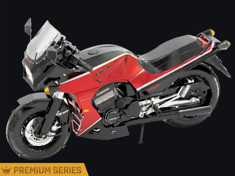 The Kawasaki Ninja GPz900R™ Premium Series Metal Earth Model
