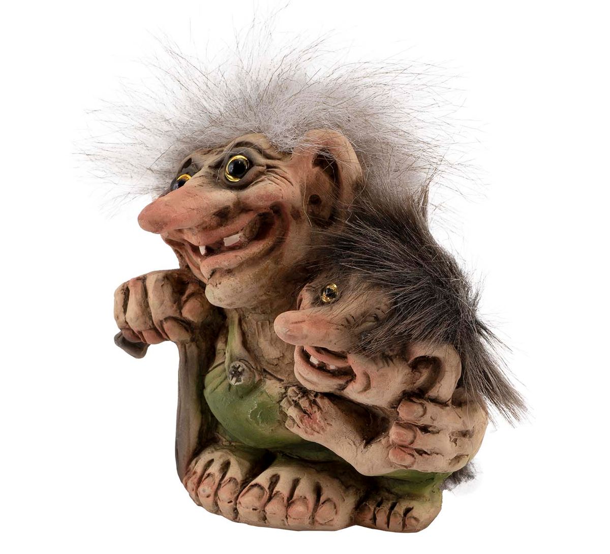 NyForm Grandfather & Grandchild Trolls #229 | Lindenhaus Imports