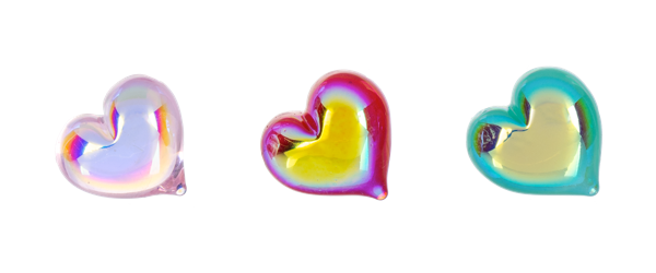 Colors of Love Heart Pocket Charms ER70574 | Lindenhaus Imports