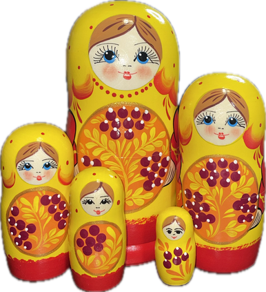 SEASONS COLLECTION || 5-Piece Autumn Matryoshka, 6