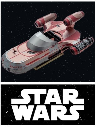 X-34 Landspeeder™ Metal Earth Model Kit MMS480 | Lindenhaus Imports