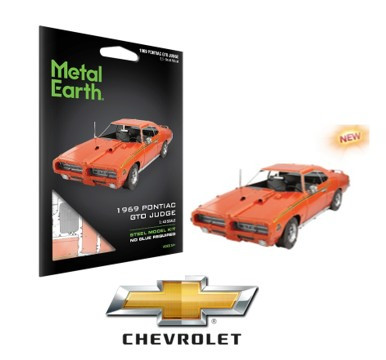 Ertl 1/18 – Pontiac GTO Judge 1969 – Bleu Métal – Limited 1002 Pièces – AMM1171-06
