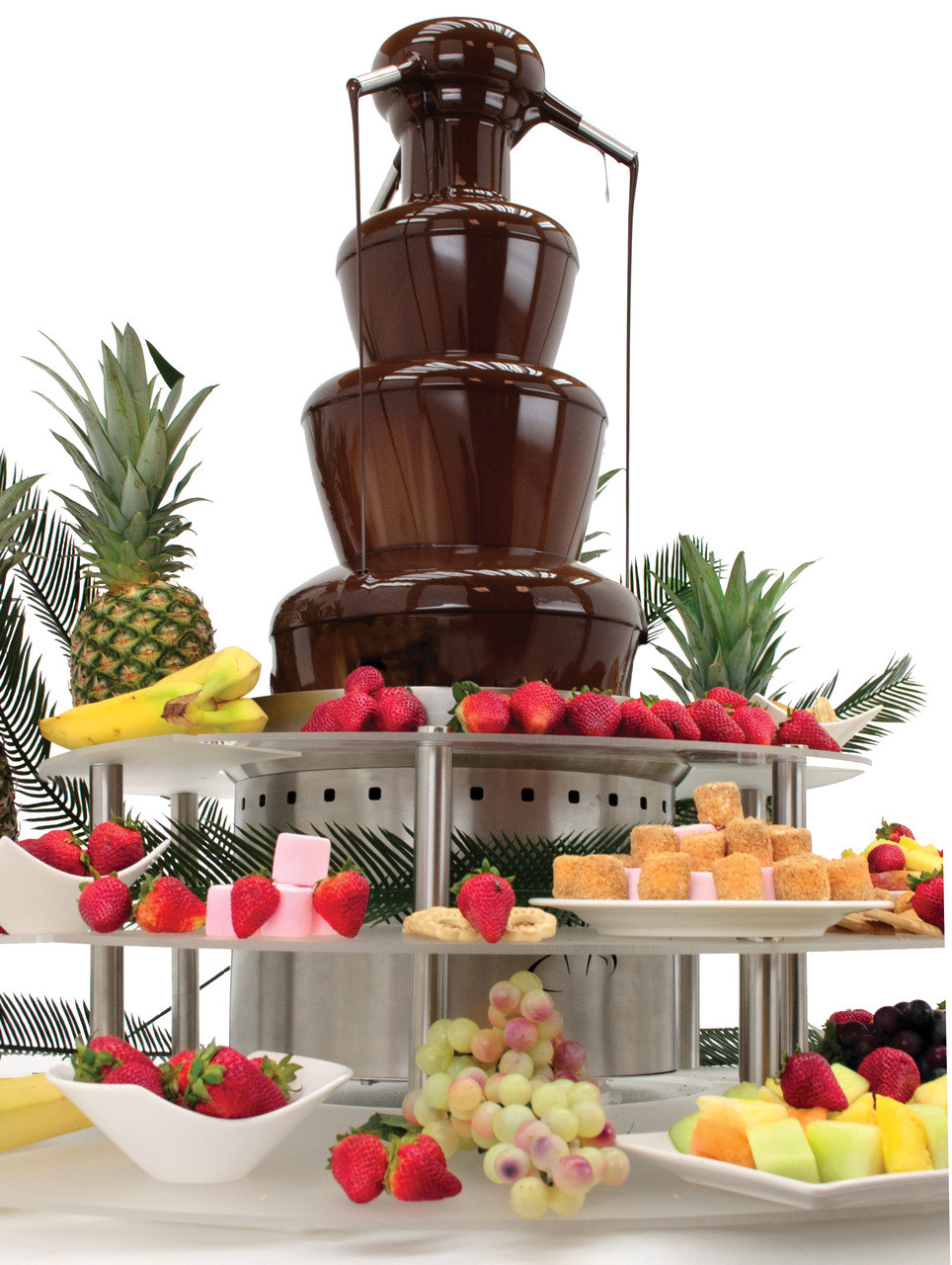 Buffet Enhancements Chocolate Fountain Surround Display Riser, fits 3540" fountain, 3 Tier