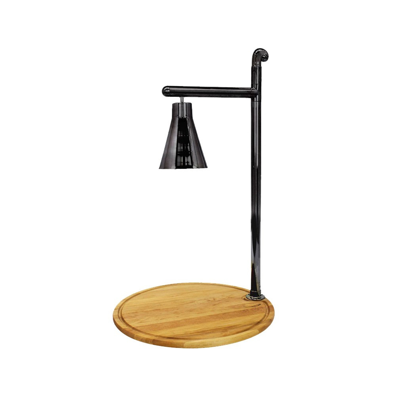 Buffet Enhancements Classic Carving Station, Black Powder Coat, 24” Round  Base in Maple Wood - Pro Restaurant Equipment