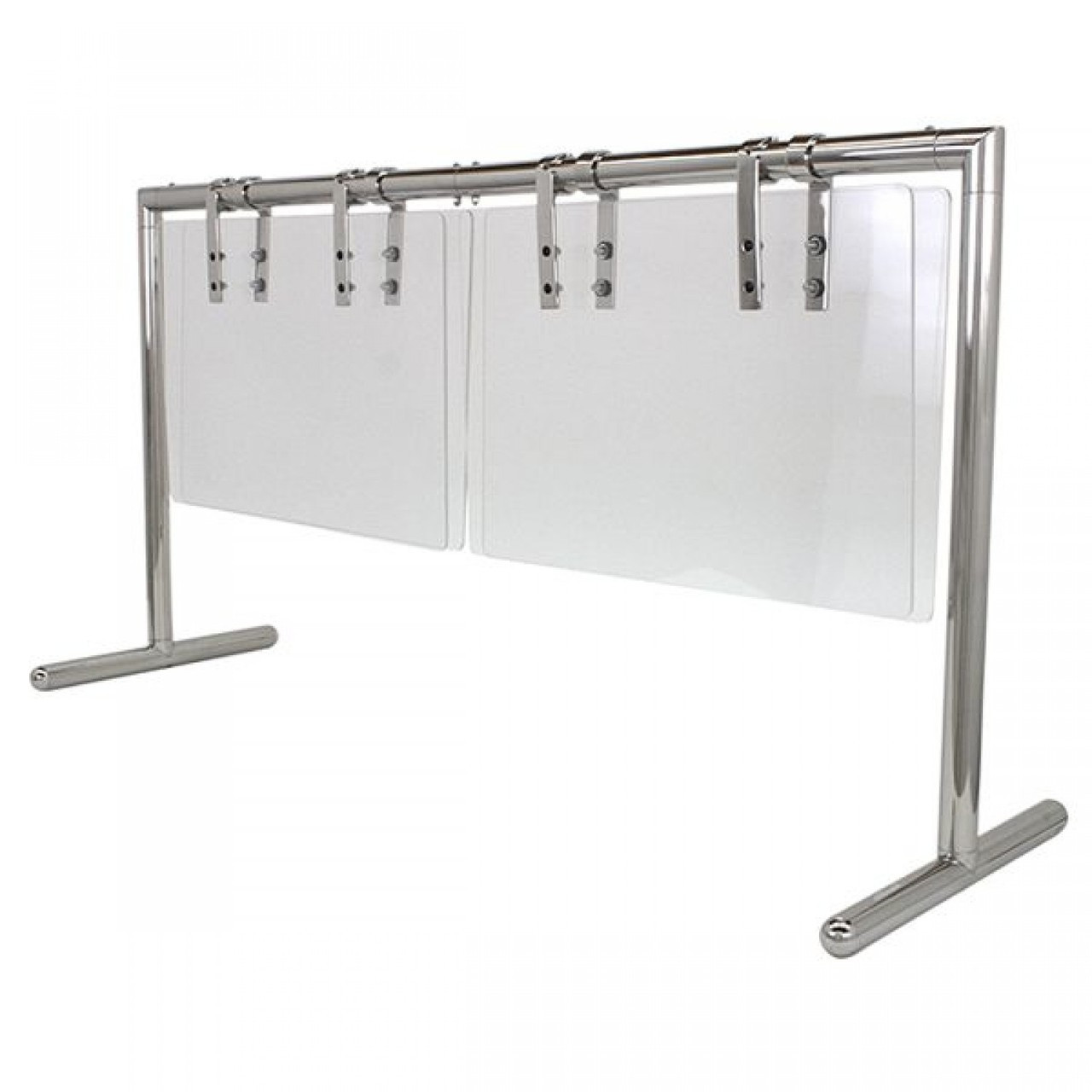 Buffet Enhancements Portable Folding Sneeze Guard, 50" SS - Pro ...