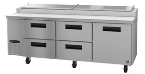 PR93A-D4 Pizza Prep Table Refrigerator