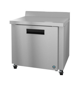 Hoshizaki WR36B, Refrigerator, Single Section Worktop, Stainless Door