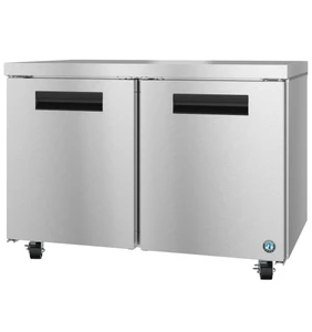 Hoshizaki UR48B, Refrigerator, Two Section Undercounter, Stainless Doors
