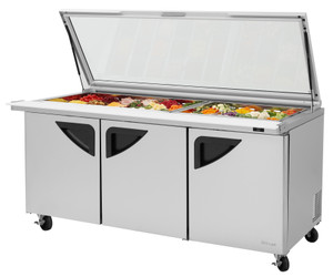 TST-72SD-30-N-GL Prep Table Refrigerator