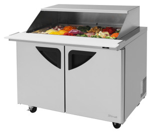 TST-48SD-18-N-SL Prep Table Refrigerator