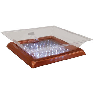 Buffet Enhancements Small Lighted Ice Display, LED Lights, Copper Base Buffet Enhancements Small Lighted Ice Display, LED Lights, Copper Base