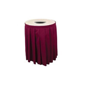 Buffet Enhancements Can Topper 44gal Chefstone W/Skirt Rd, Sandstone/Burgundy