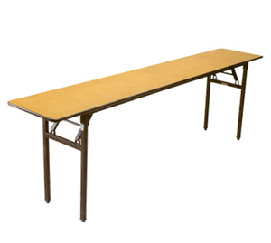 Buffet Enhancements Table, Folding, Rectangle, 72 X 18", Sealed Plywood Top, Minimum Quantity 10