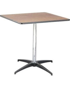 Buffet Enhancements Table, Pedestal, 30 in Square, Sealed Plywood Top, 30 in High, Minimum Quanity 10 Buffet Enhancements Table, Pedestal, 30 in Square, Sealed Plywood Top, 30 in High, Minimum Quanity 10