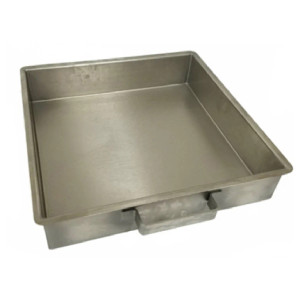 Dutchess B4-149-004316 Stainless Steel Square Pan for Dough Divider BMIH-9SQ Model