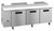 Hoshizaki PR93A Three Section Pizza Prep Table Steelheart Series Refrigerator