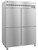 Hoshizaki F2A-HS Two Section Half Door Upright Lockable Steelheart Series Freezer