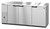 Hoshizaki BB80-S, Refrigerator, Three Section, Stainless Steel Back Bar Back Bar, Solid Doors