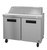 Hoshizaki SR48B-12, Refrigerator, Two Section Sandwich Prep Table, Stainless Doors