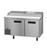 Hoshizaki PR60B, Refrigerator, Two Section Pizza Prep Table, Stainless Doors