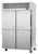 Turbo Air PRO-50-4R-PT-N PRO Series Reach-In 8 Solid Half-Doors Pass-Thru, Top Mount Refrigerator