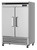 Turbo Air TSR-49SD-N6 Two Section Super Deluxe Series Reach-In Bottom Mount Full Door Refrigerator