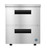 Hoshizaki UF27B-LPD2, Low Profile Freezer, Single Section Undercounter, Stainless Drawers
