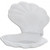 Buffet Enhancements Jumbo Seafood Shell, Frosted white