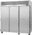Turbo Air PRO-77R-N Three Section Reach-In Top Mount Solid Doors Refrigerator