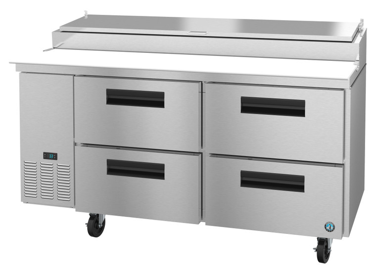 PR67A-D4 Pizza Prep Table Refrigerator