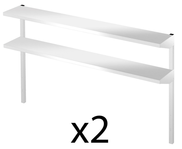 Hoshizaki HS-5228 (x2), Double Overshelf for 93" W Pizza Cabinets
