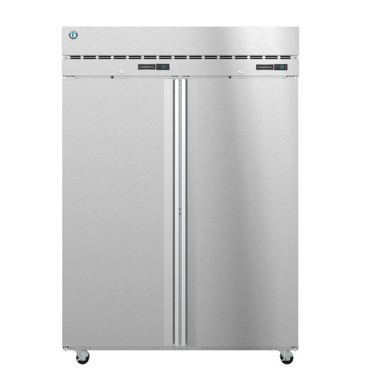 Hoshizaki DT2A-FS, Refrigerator and Freezer, Two Section Dual Temp Upright, Full Stainless Doors with Lock