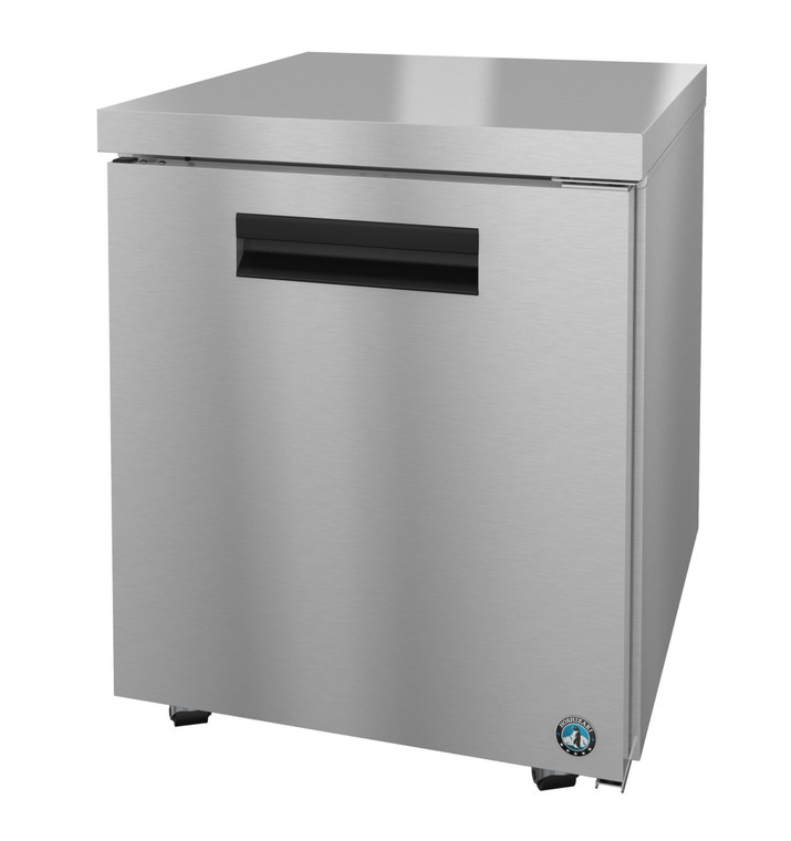 Hoshizaki UR27B-LP, Low Profile Refrigerator, Single Section Undercounter, Stainless Door