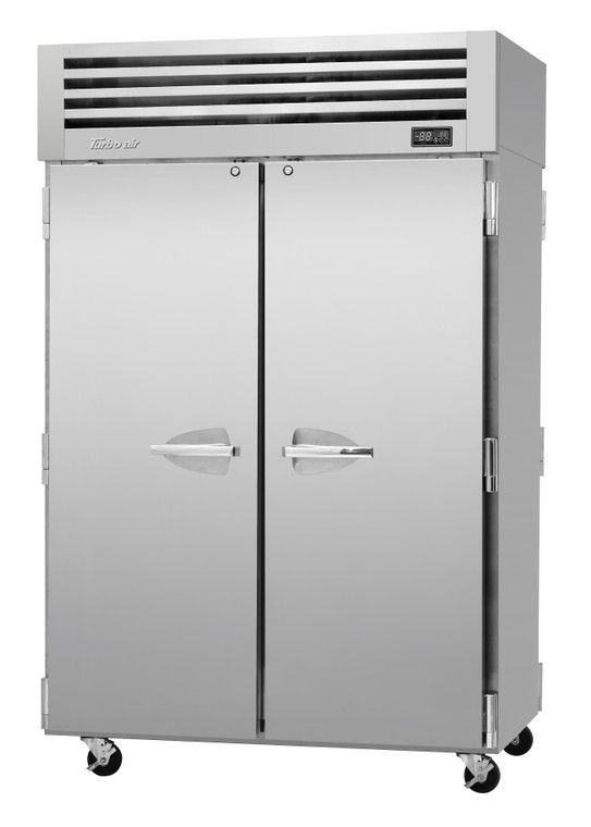 Turbo Air PRO-50R-PT-N Two Section PRO Series Pass-Thru Top Mount Solid Full Door Refrigerator