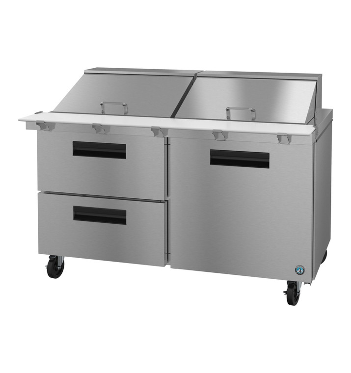 Hoshizaki SR60B-24MD2, Refrigerator, Two Section Mega Top Prep Table, Drawer/Door Combo