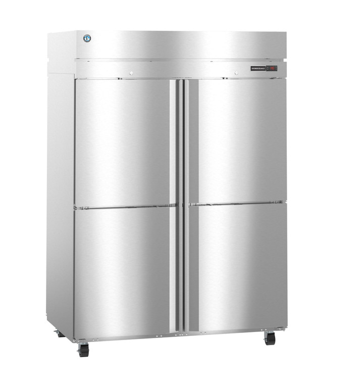 Hoshizaki HC2A-HS-HS, Heated Cabinet, Two Section Pass Thru Upright, Half Stainless Doors with Lock