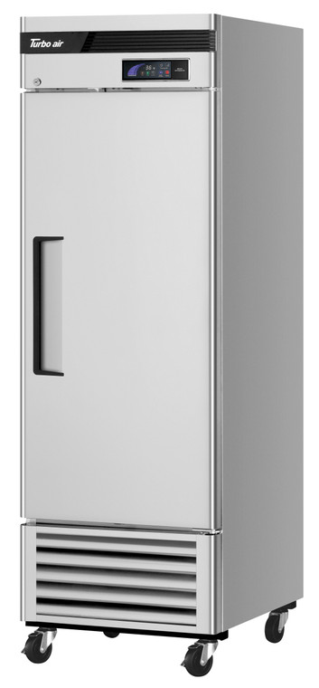 Turbo Air TSR-23SD-N6 One Section Super Deluxe Series Reach-In Bottom Mount Full Door Refrigerator