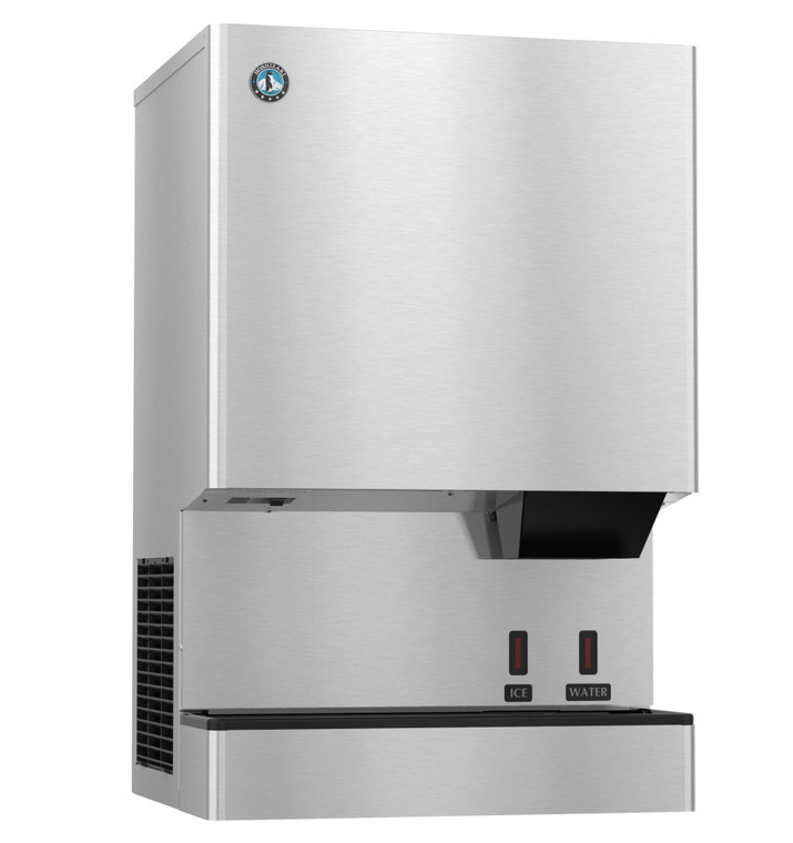 Hoshizaki DCM-500BAK-OS, Cubelet Ice Machine and Water Dispenser, Air-cooled, Hands Free, Built-in Storage Bin