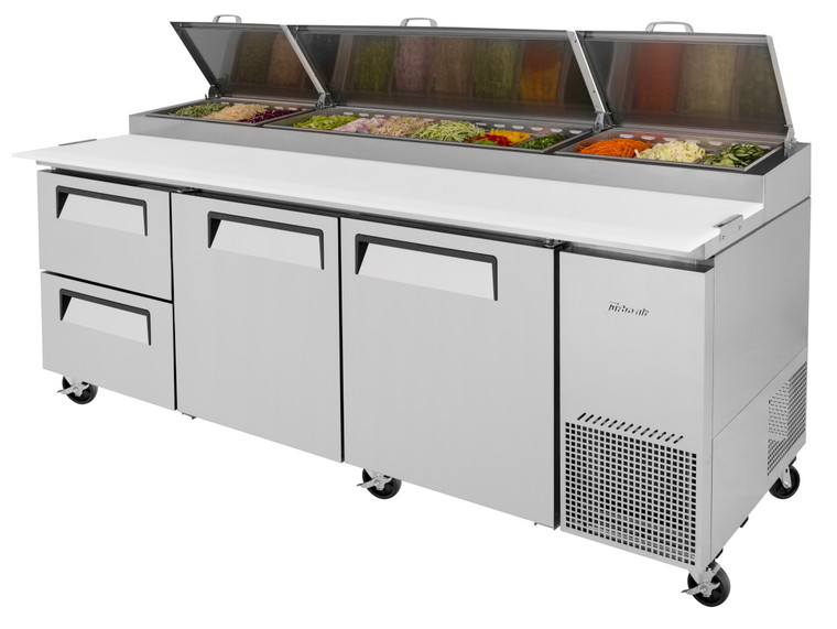 TPR-93SD-D2-N Pizza Prep Table Refrigerator