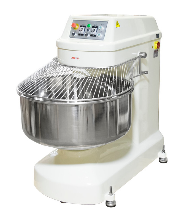 American Eagle AE-125K 250Qt Spiral Mixer, Capacity 275Lbs Flour, 396Lbs Dough, 15HP Agitator, 5HP Bowl, 220V/3Ph/60Hz Closed