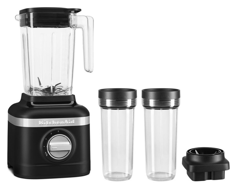 KitchenAid KSB1332Y K150 3 Speed Ice Crushing Blender with 2 Personal Blender Jars