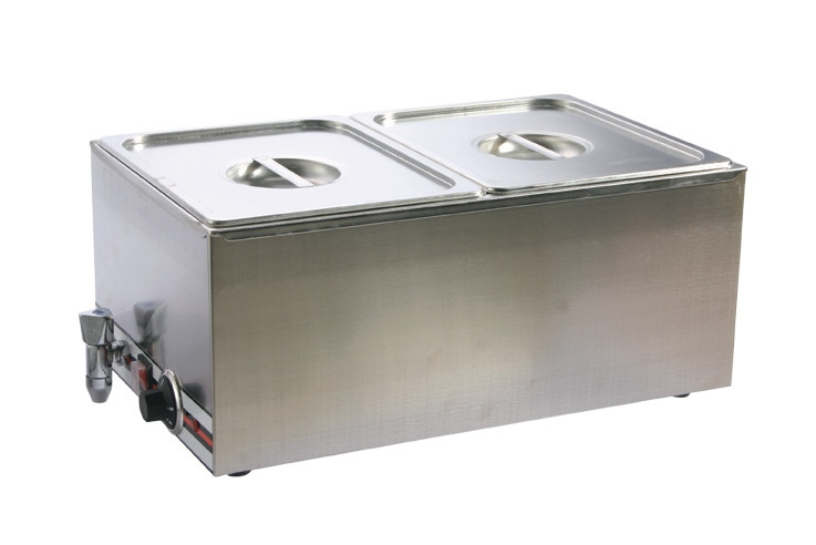 Pro Restaurant Equipment Bain Marie, Double Section, 2 Pans