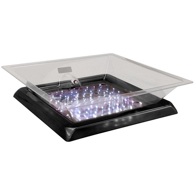 Buffet Enhancements Small Lighted Ice Display, LED Lights, Black Base