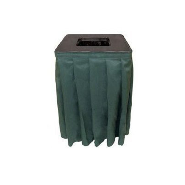 Buffet Enhancements Can Topper 35gal Chefstone, Sq W/Skirt, Black Diamond/Forest