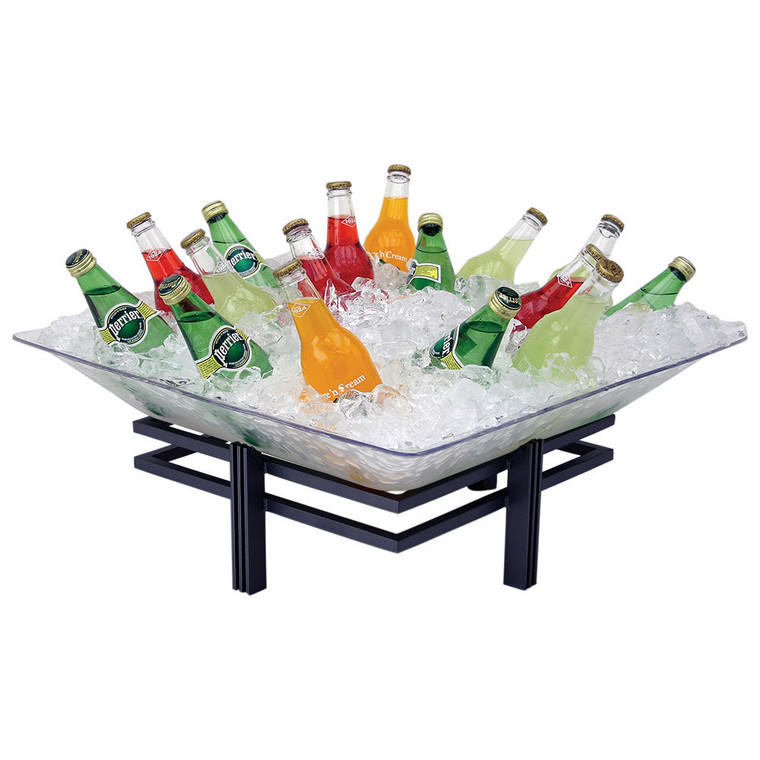 Buffet Enhancements Iron Ice Display, Wrought Iron Base, Small 16" X 16"