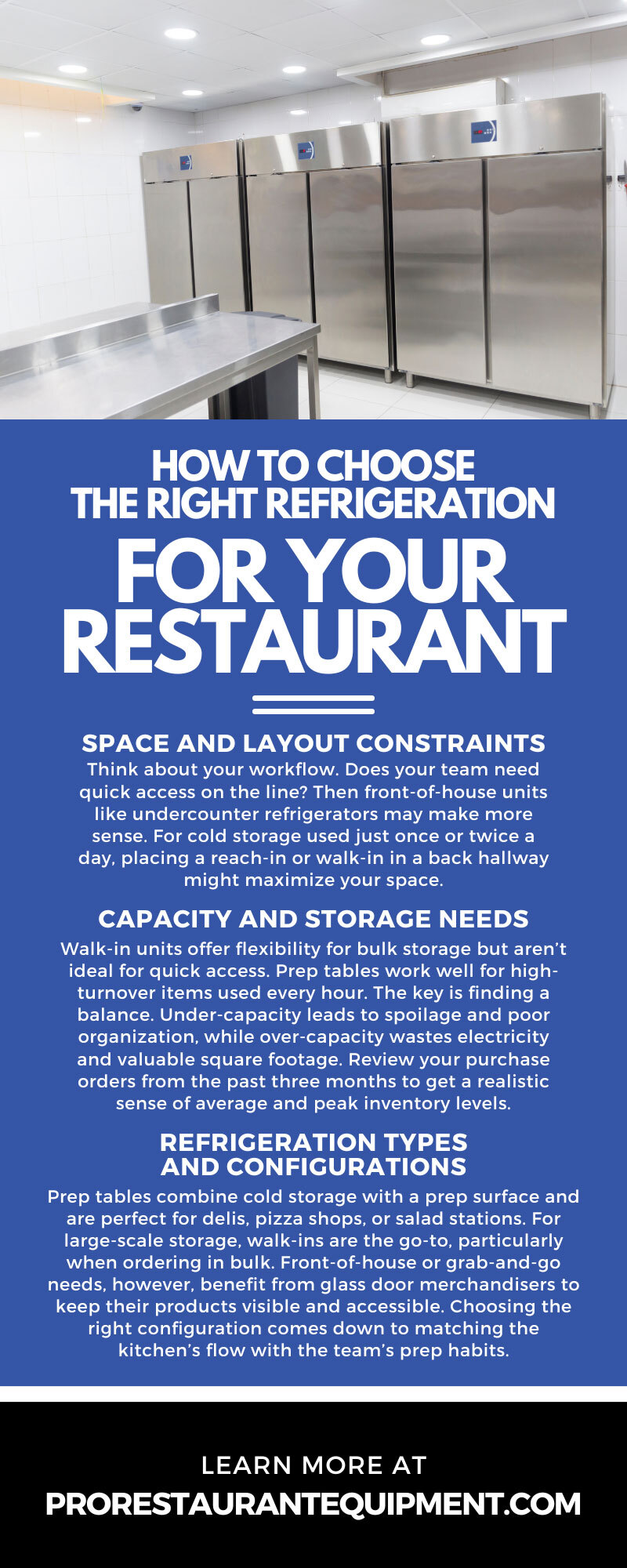 How To Choose the Right Refrigeration for Your Restaurant