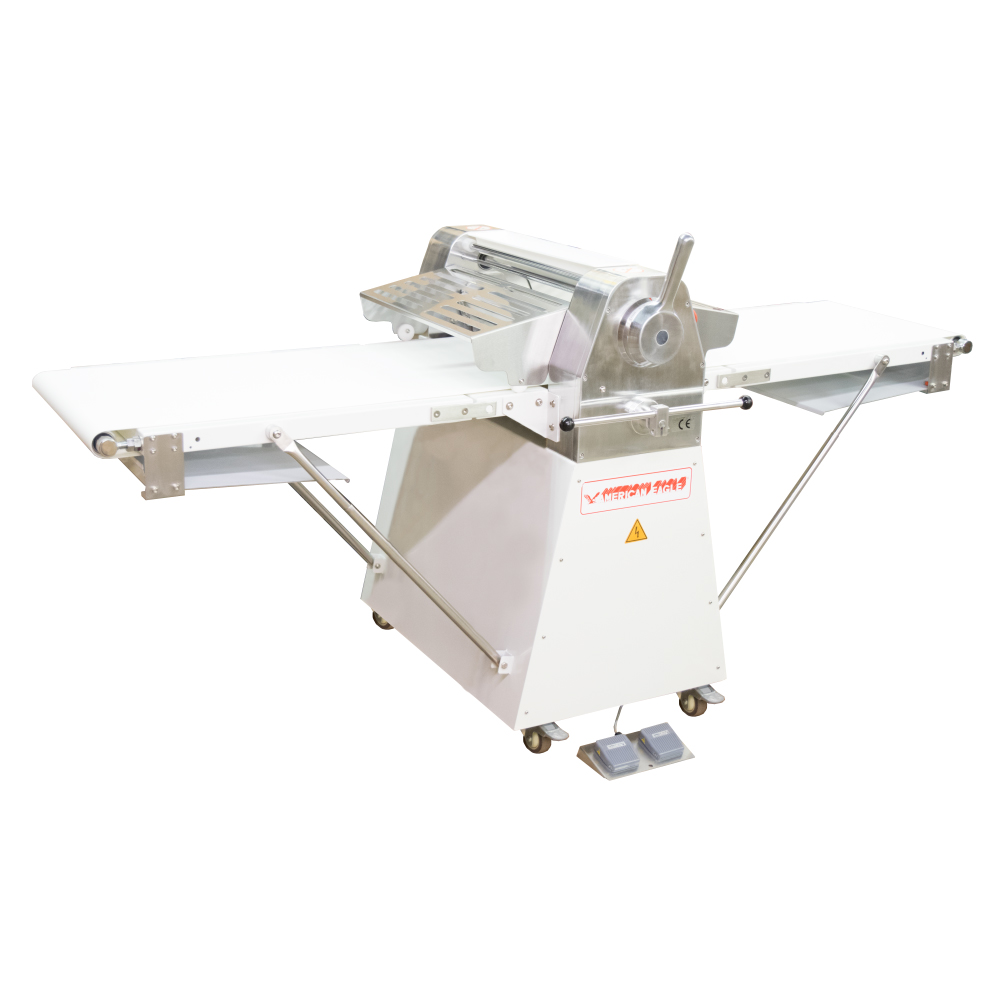 industrial free standing dough sheeter machine