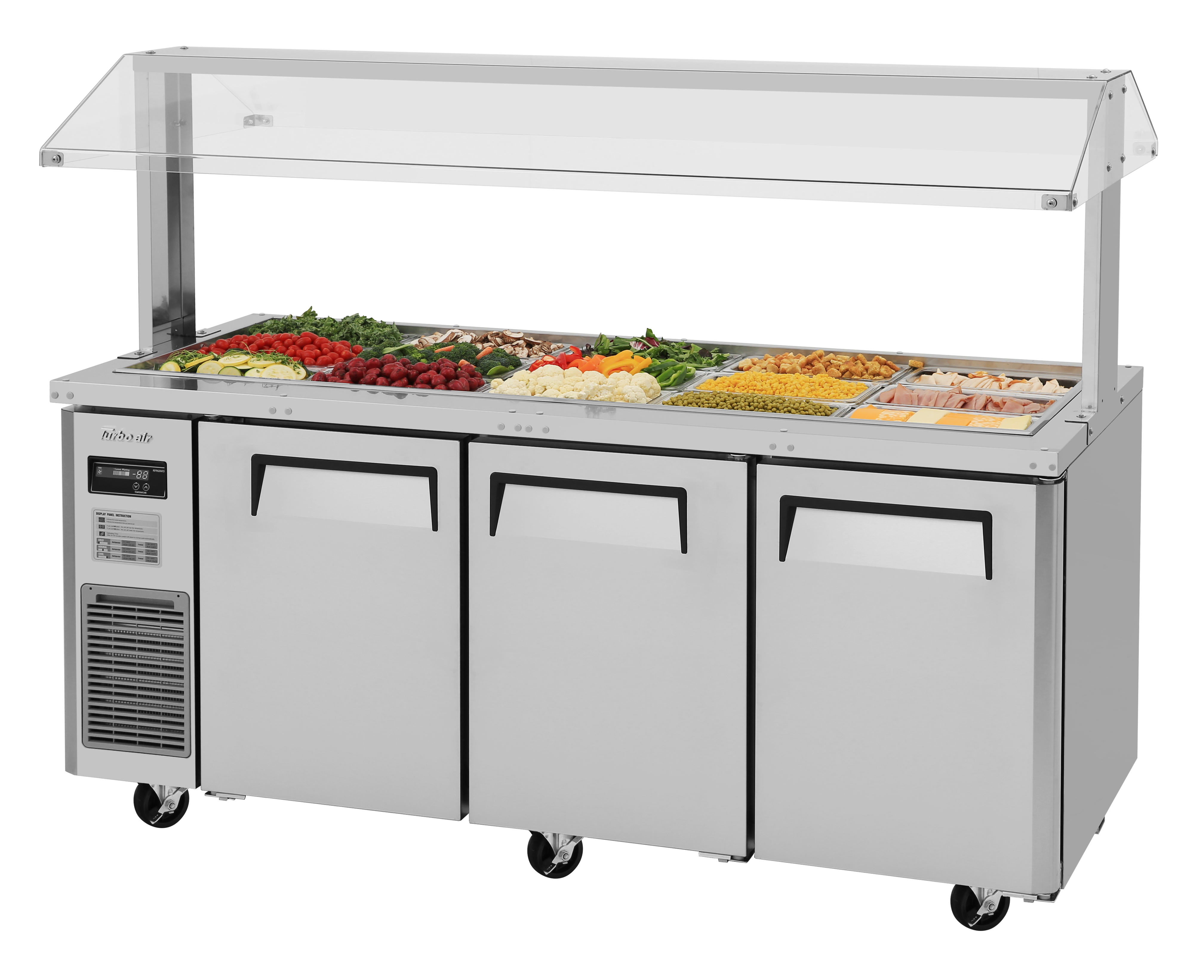 Turbo Air JBT-72-N Three Section J Series Buffet Display Table
