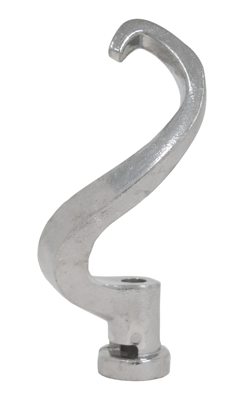 20 qt. Commercial Dough Hook - Solid Aluminum Spiral